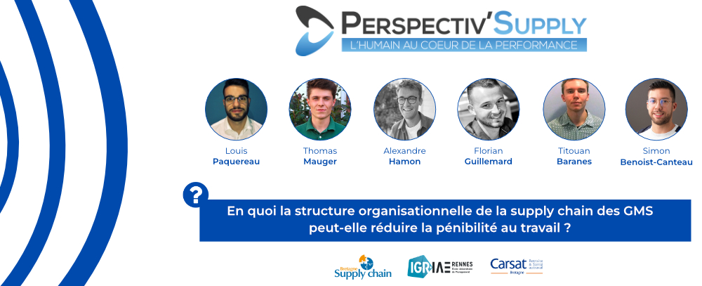 Les étudiants de l'IGR ont travaillé sur des sujets liants supply chain et conditions de travail dans le cadre de Perspectiv'Supply
